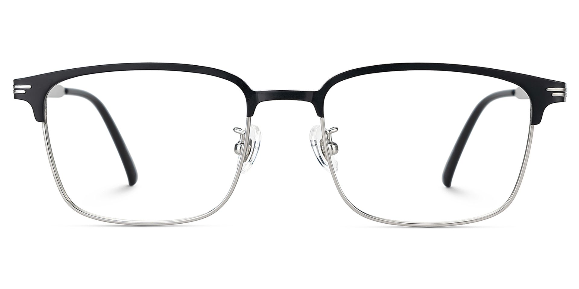 Men's Titanium Glasses Frames with Browline Shape1