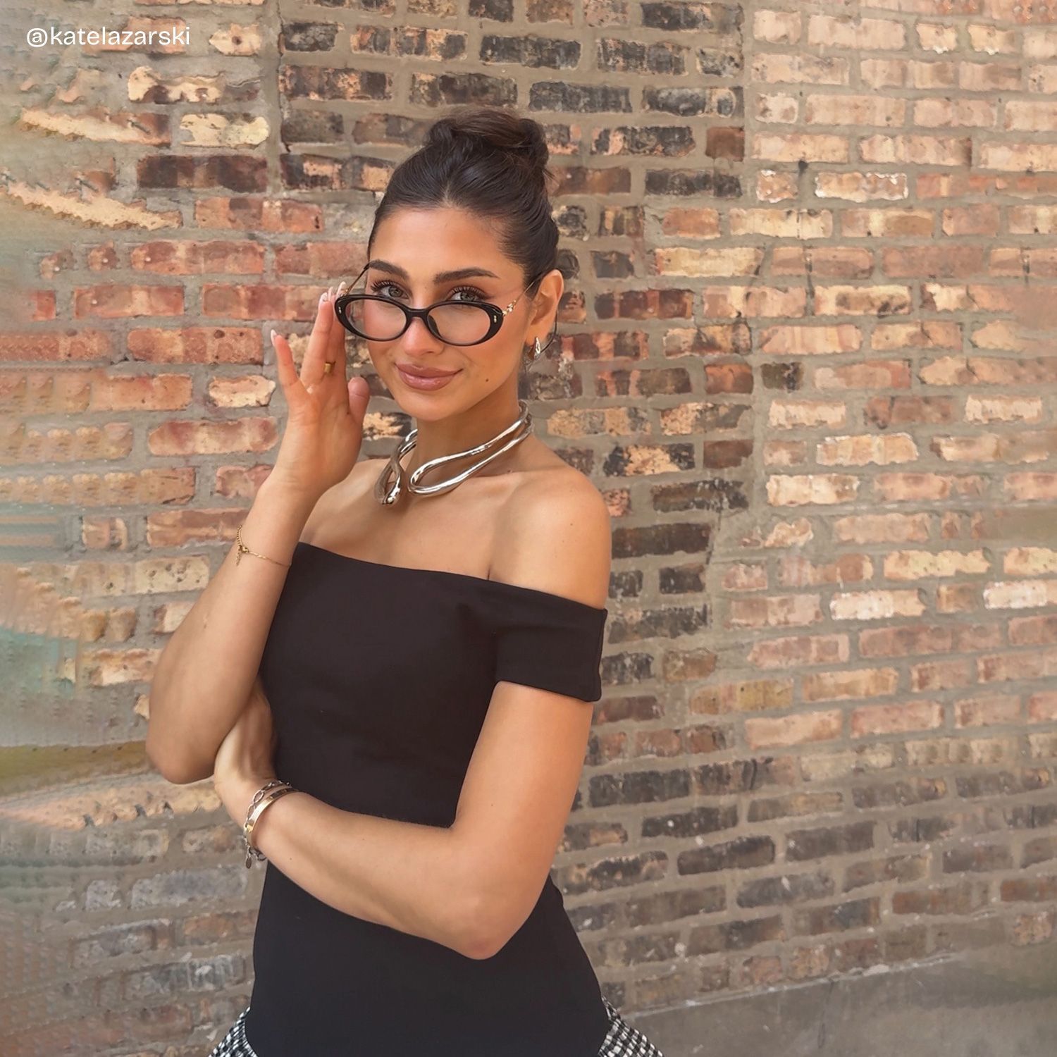 Blaire Black Frame Glasses with Oval Frame Online | ZEELOOL9