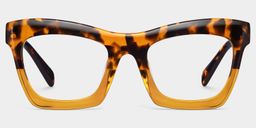 Benitez Square Tortoise Glasses0