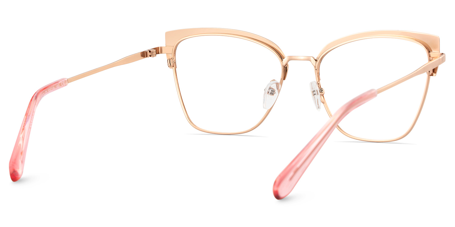 Harley Browline Pink Leopard Glasses5