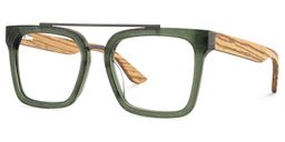 Pascal Aviator Green Glasses3