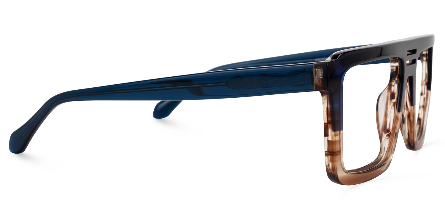 Yamilex Square Two-Tone Glasses | ZEELOOL UK2