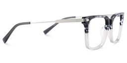 Greain Rectangle Two-Tone Glasses4
