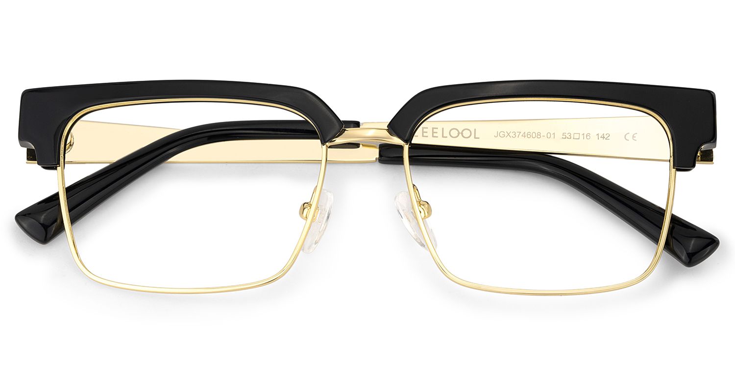 Black Browline Frame Glasses - Gerena on Sale | ZEELOOL UK2