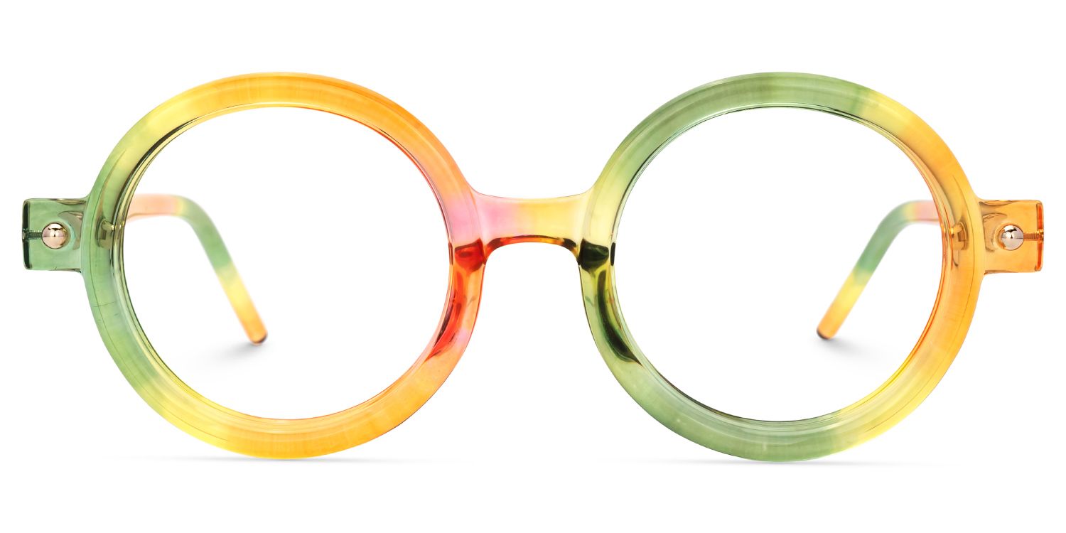Rahman Round Multicolor Glasses | ZEELOOL UK0