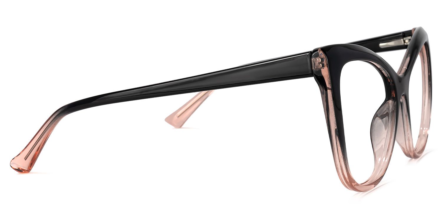 Shelby Cateye Black-Pink Glasses | ZEELOOL UK2