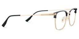 Barrett Browline Gold Glasses4