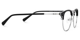 Geno Browline Black Glasses2