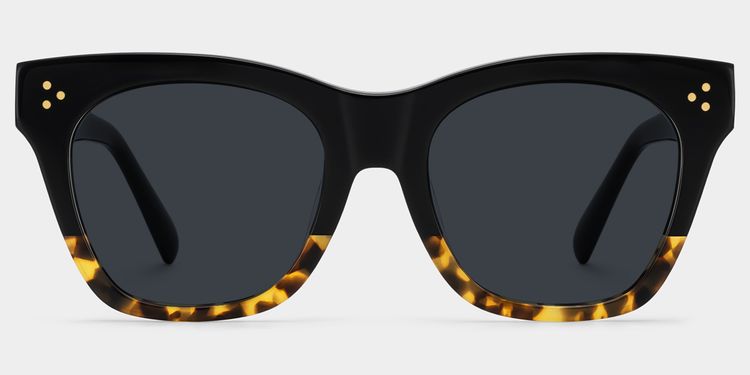 Tandy Rectangle Tortoise Sunglasses