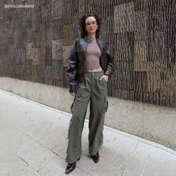 Leona Rectangle Brown Glasses8