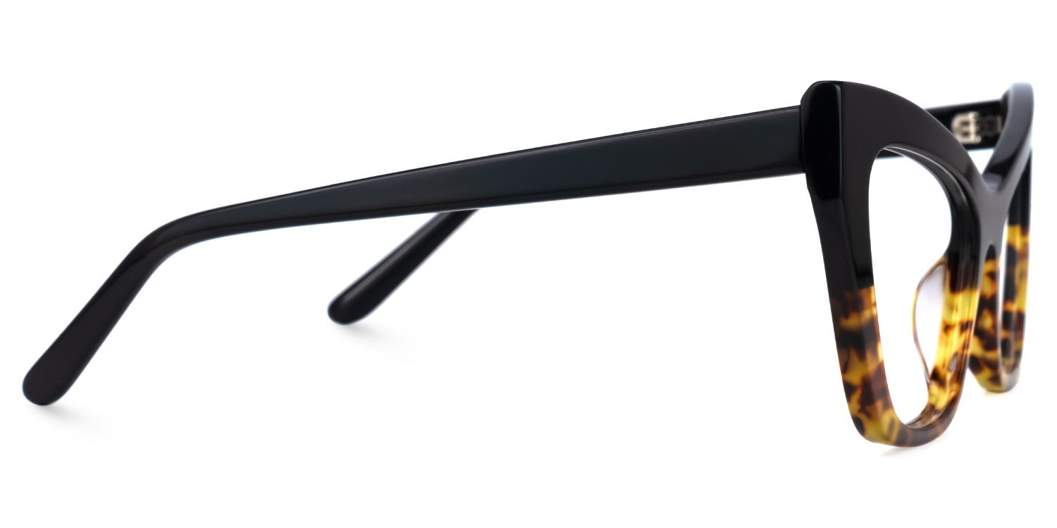 Driscoll Cateye Yellow-Tortoise Glasses | ZEELOOL UK2