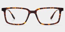 Cyrus Rectangle Tortoise Glasses0