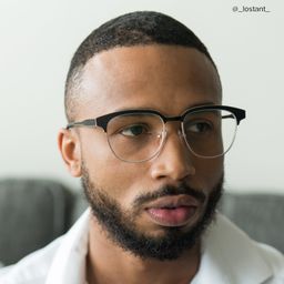 Wren Black-Gold Browline Glasses7