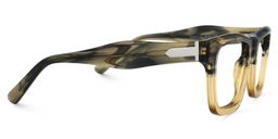 Riley Rectangle Cameo-Green Glasses2