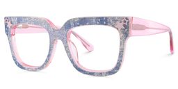 Teresita Square Blue Glasses3
