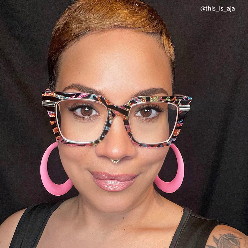 Taylor Square Havana Leopard Print Glasses5