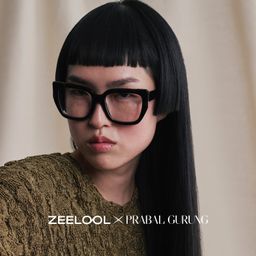 Grace Black Gold Cat eye Glasses0