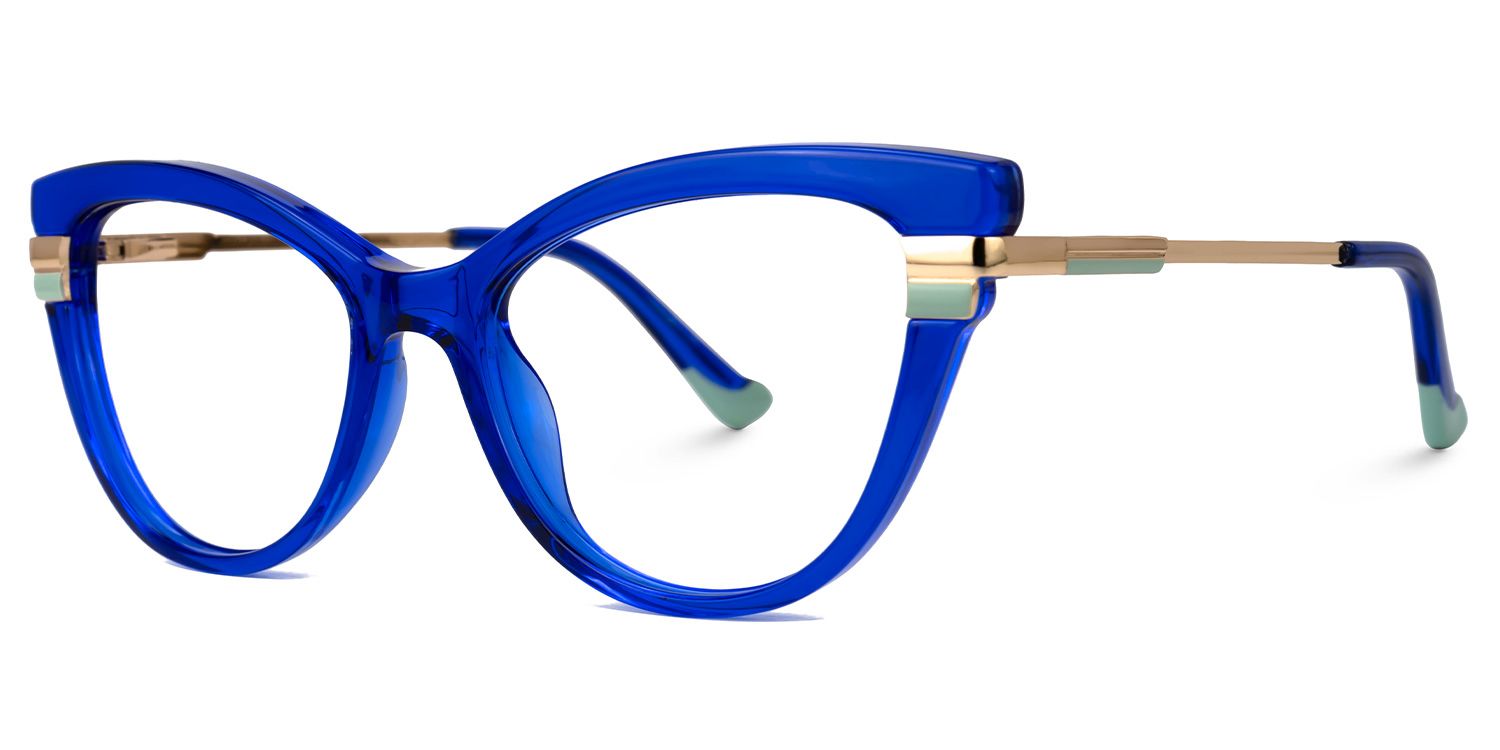 Spalburg Cateye Blue Glasses1