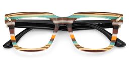 Lauffer Multicolor Rectangle Glasses2