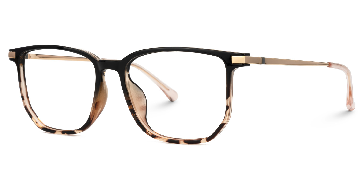 Fezell Tortoise Thin Frame Eyeglasses | ZEELOOL UK1