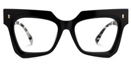 Salaam Square Black Glasses0
