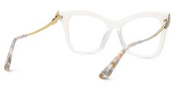 Elida Butterfly White Glasses4