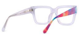 Pop Rectangle Colorful Glasses5