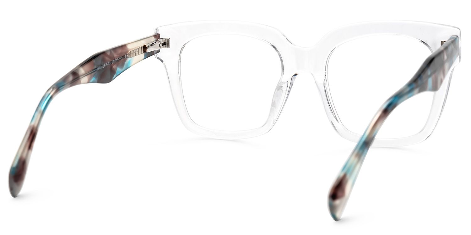 Best Clear Glasses Willard Square Glasses | ZEELOOL UK3