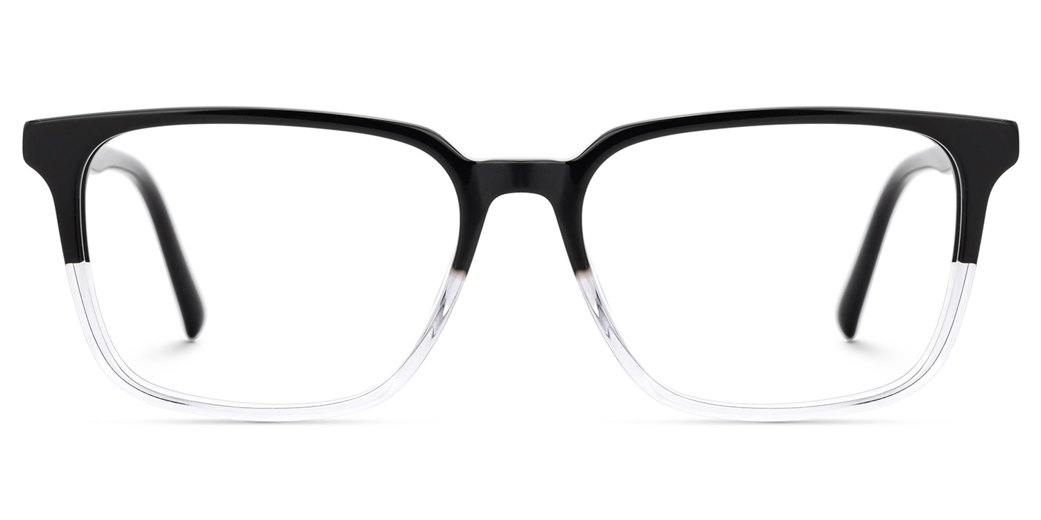 Barnhill Square Black-Crystal Glasses