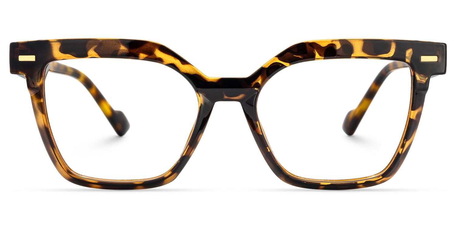 Tortoise Square Frame Glasses - Pinette on Sale | ZEELOOL UK1