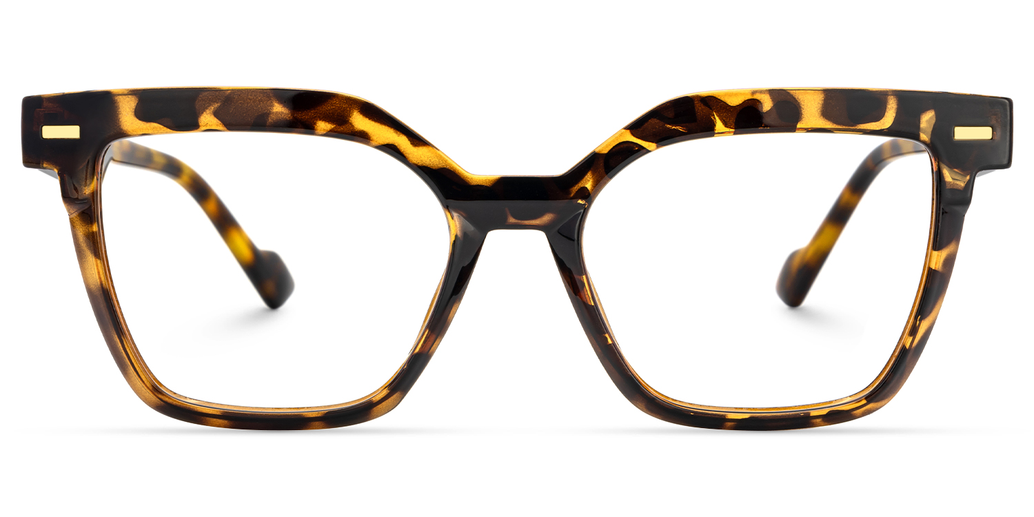 Tortoise Square Frame Glasses - Pinette on Sale | ZEELOOL UK1