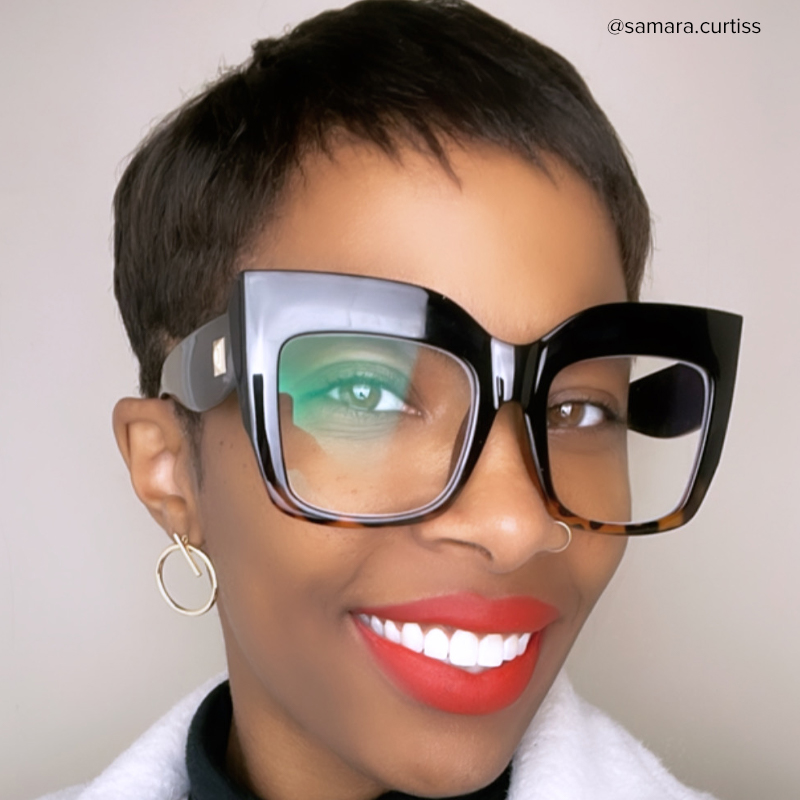 Alberta Cateye Tortoise Frame Glasses | ZEELOOL UK7
