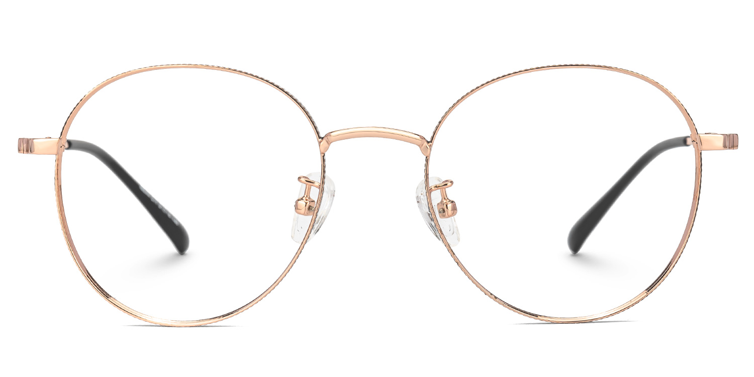 Ringstaff Round Rose-Gold Glasses0