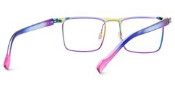 Violet Browline Iridescent Glasses5
