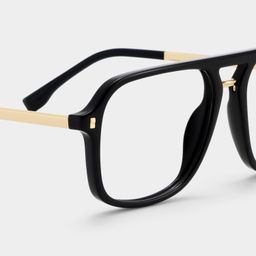 Kilworth Aviator Black Glasses4
