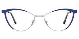 Sydney Cat Eye Blue Glasses0
