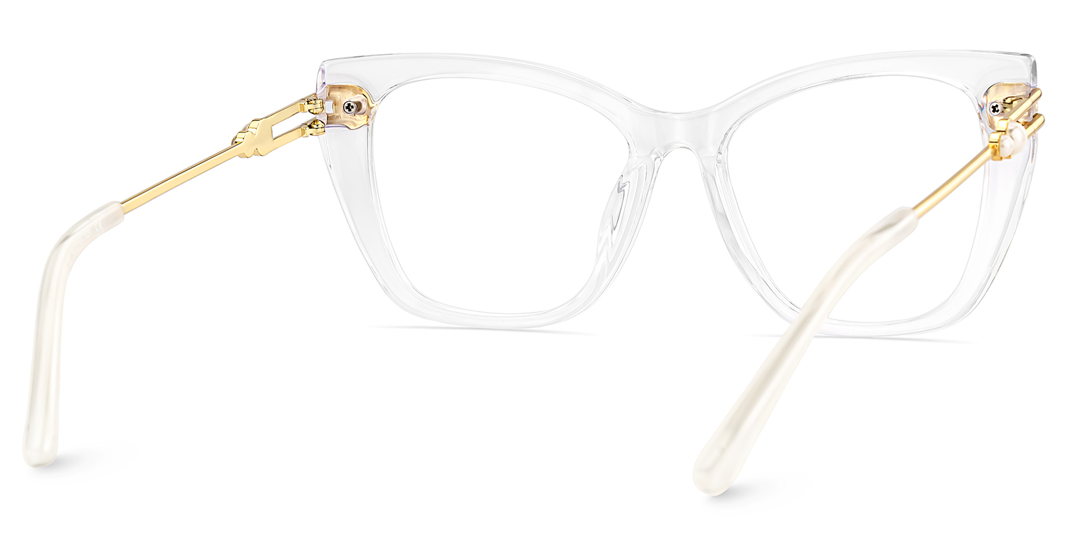 Victor Eyeglasses in Cat eye Crystal Frame | ZEELOOL UK6