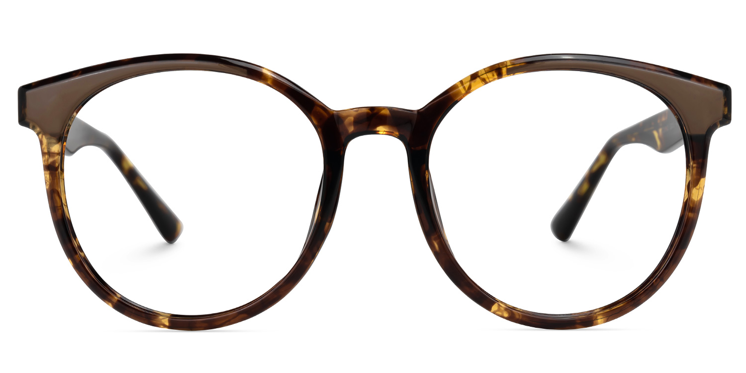 Jumesha Round Tortoise Glasses0