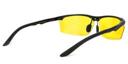 Godfrey Rectangle Yellow Lenses Cycling Goggles4