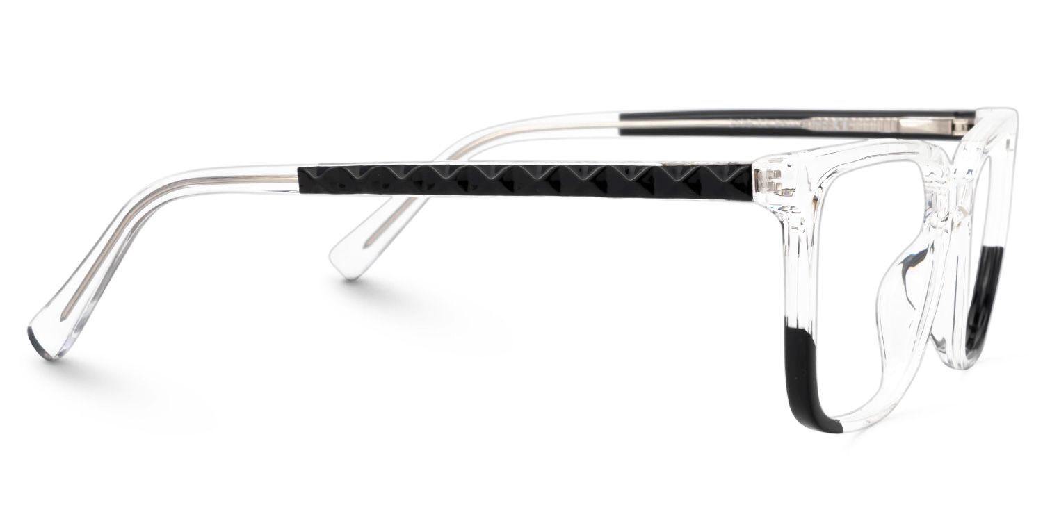 Krissy Clear Eyeglasses in Square Full-Frame  | ZEELOOL UK2