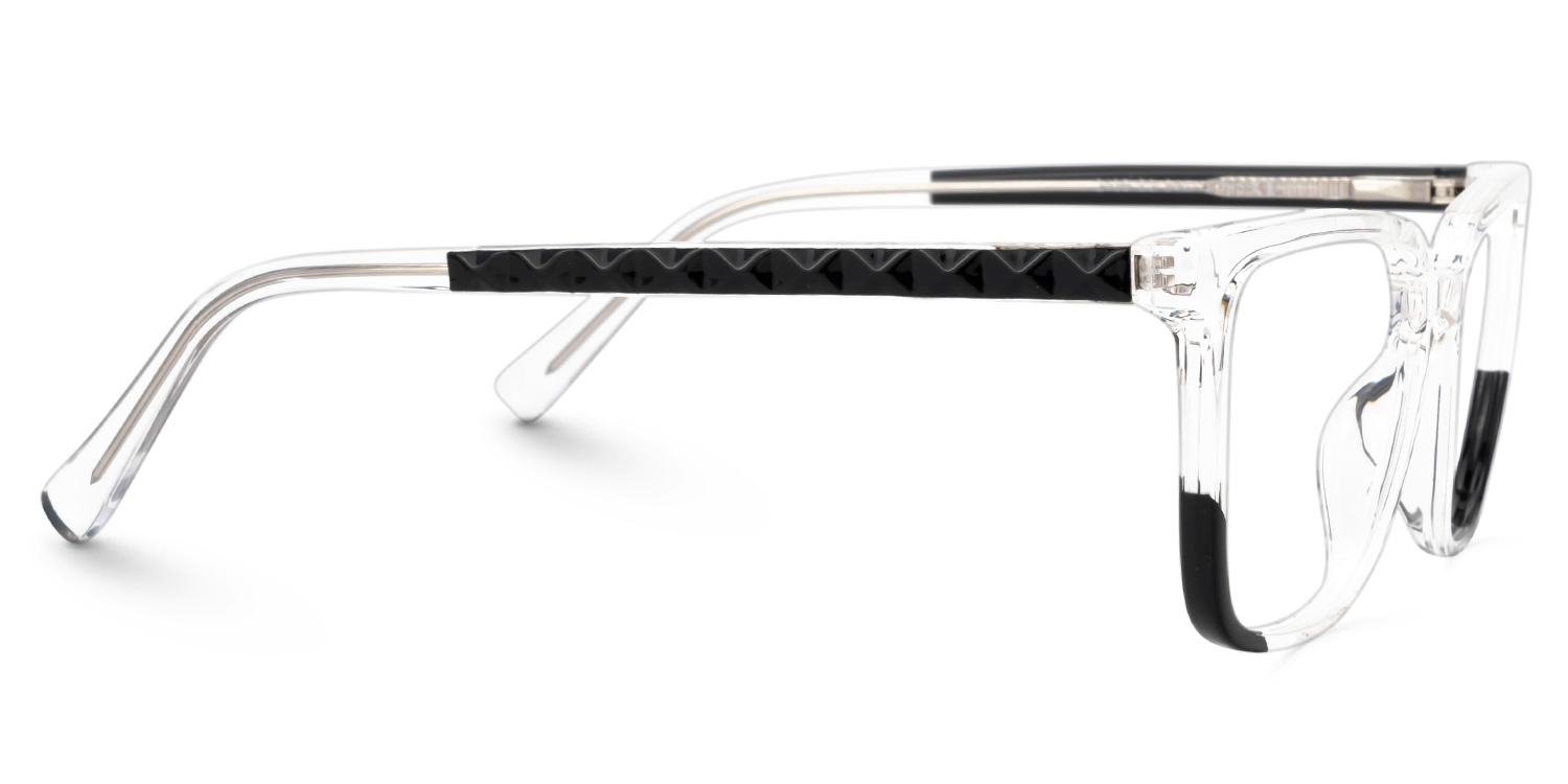 Krissy Crystal Eyeglasses in Square Full-Frame  | ZEELOOL UK2