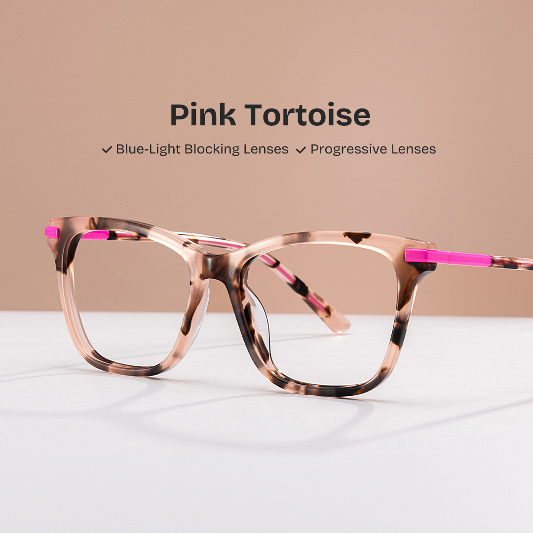 Eliot Rectangle Eyewear with Tortoise0