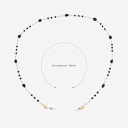 Stylish Fresh Black White Pearl Eyeglasses Chains2