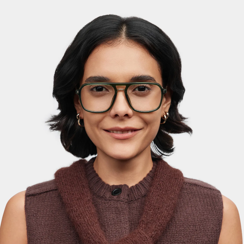 Kilworth Green Aviator Glasses