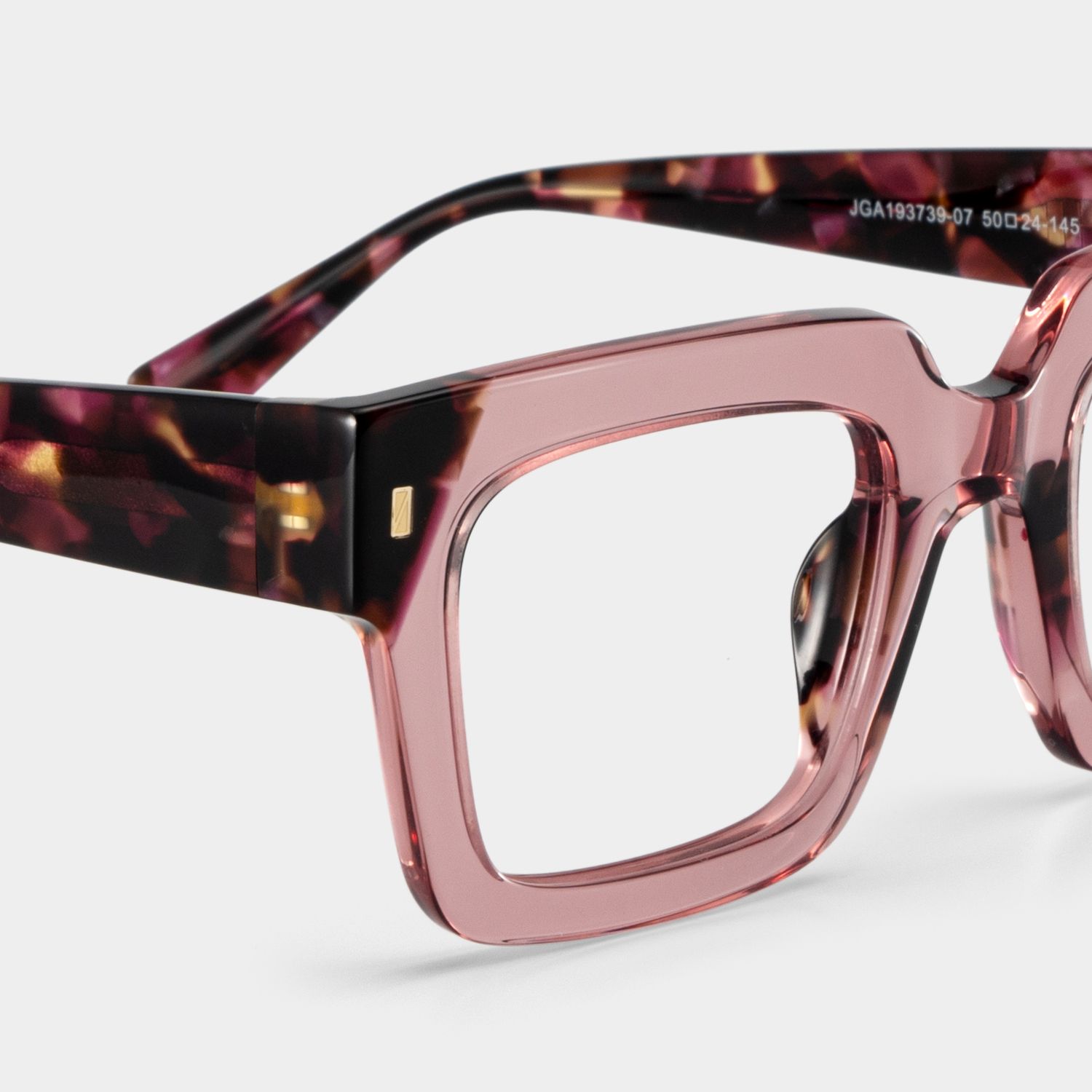 Sarah purple square frame glasses Online | ZEELOOL4