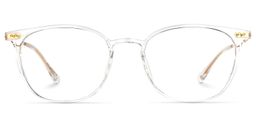 Vilanova Round Clear Glasses0