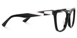 Shinana Cateye Black Glasses3