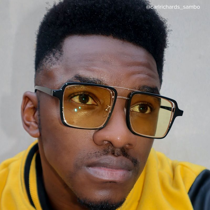 Nellie Aviator Black-Gold Eyeglasses & Frame Glasses9