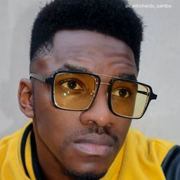 Nellie Black-Gold Aviator Glasses9