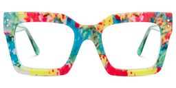 Agaton Green Square Glasses0